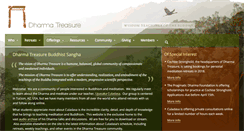 Desktop Screenshot of dharmatreasure.org